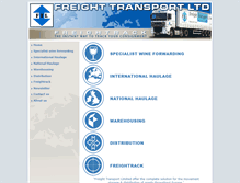 Tablet Screenshot of freighttransport.co.uk